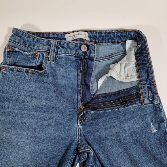 Abercrombie and Fitch Curve Love The Skinny High Rise Jeans Size 26x26 1/2 - Picture 9 of 11